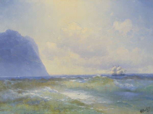 Sun on the sea by Ivan Aivazovsky